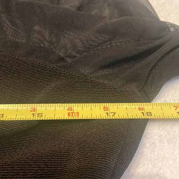 VINTAGE LILLIE RUBIN Made In USA Size M Black Dressy Jacket Long Sheer Sleeves - Picture 8 of 13